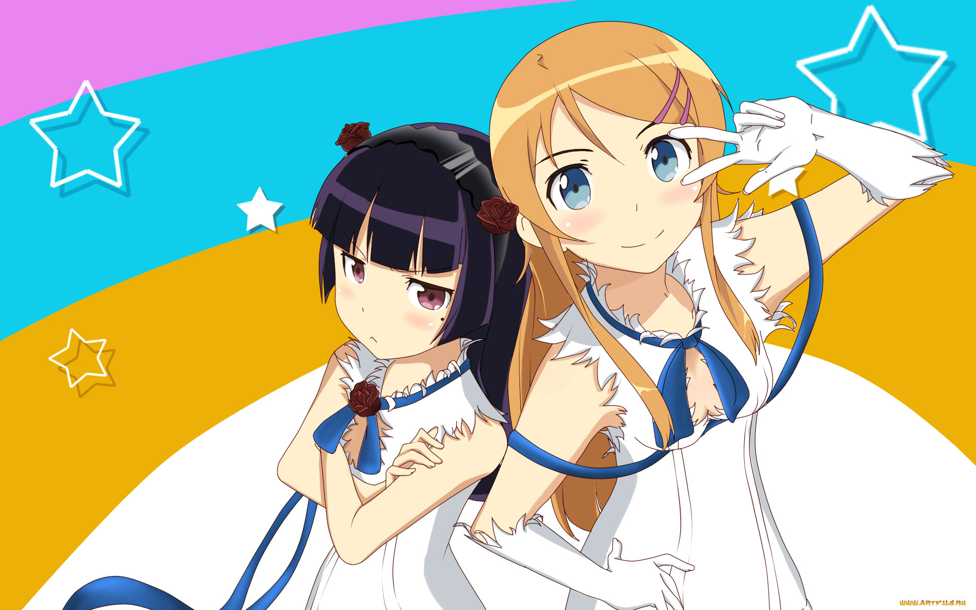 , oreimo, xiao, wo, kousaka, kirino, gokou, ruri